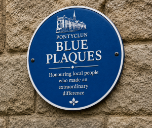Blue plaque